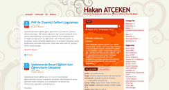 Desktop Screenshot of hakanatceken.net