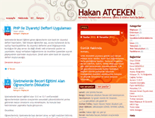 Tablet Screenshot of hakanatceken.net